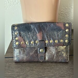 Studded Leather Wallet